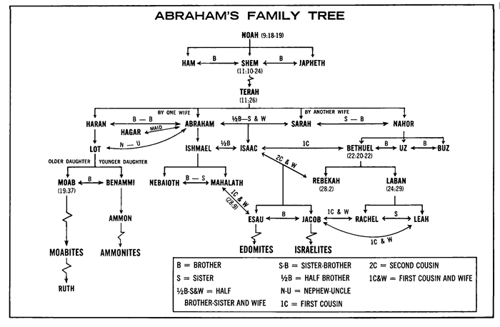 abraham from the bible family tree