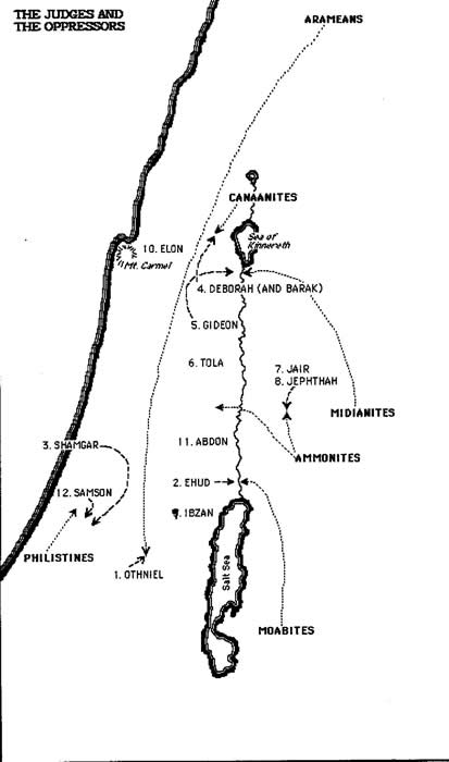 Judges map